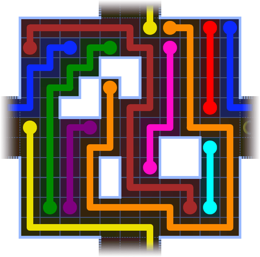 Flow Free Warps 3890 Solution