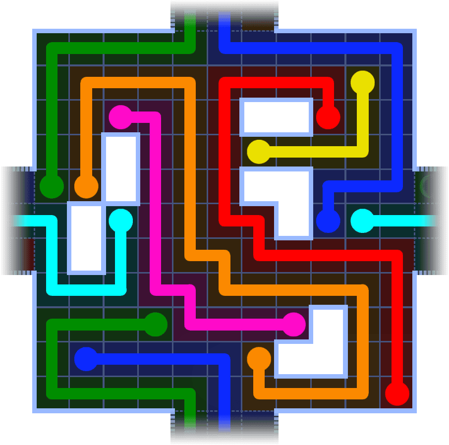 Flow Free Warps 3896 Solution