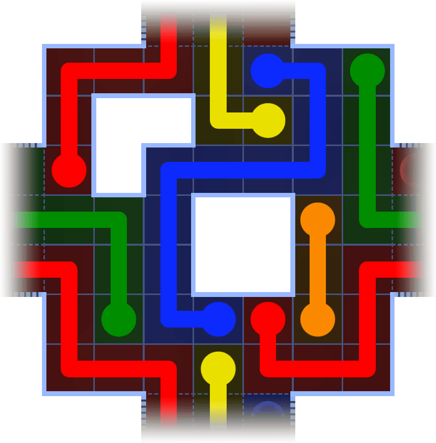 Flow Free Warps 3760 Solution