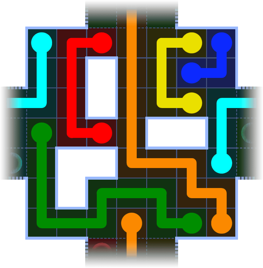 Flow Free Warps 3767 Solution