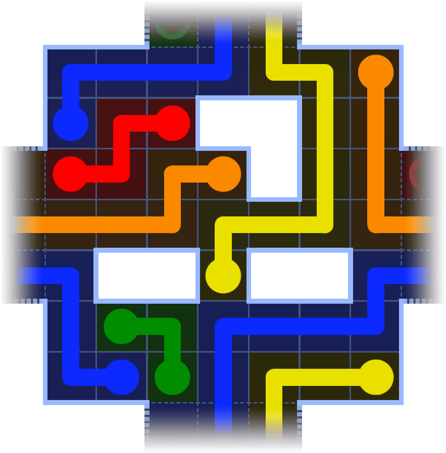 Flow Free Warps 3754 Solution