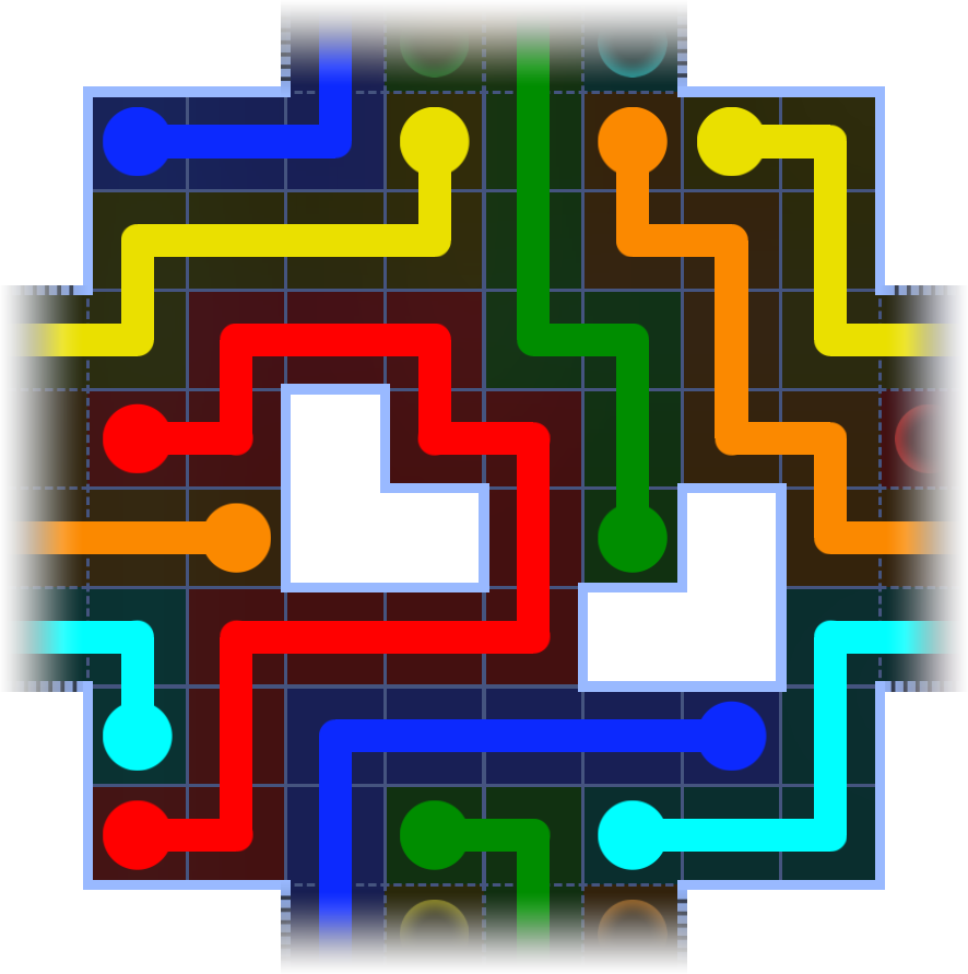 Flow Free Warps 3784 Solution