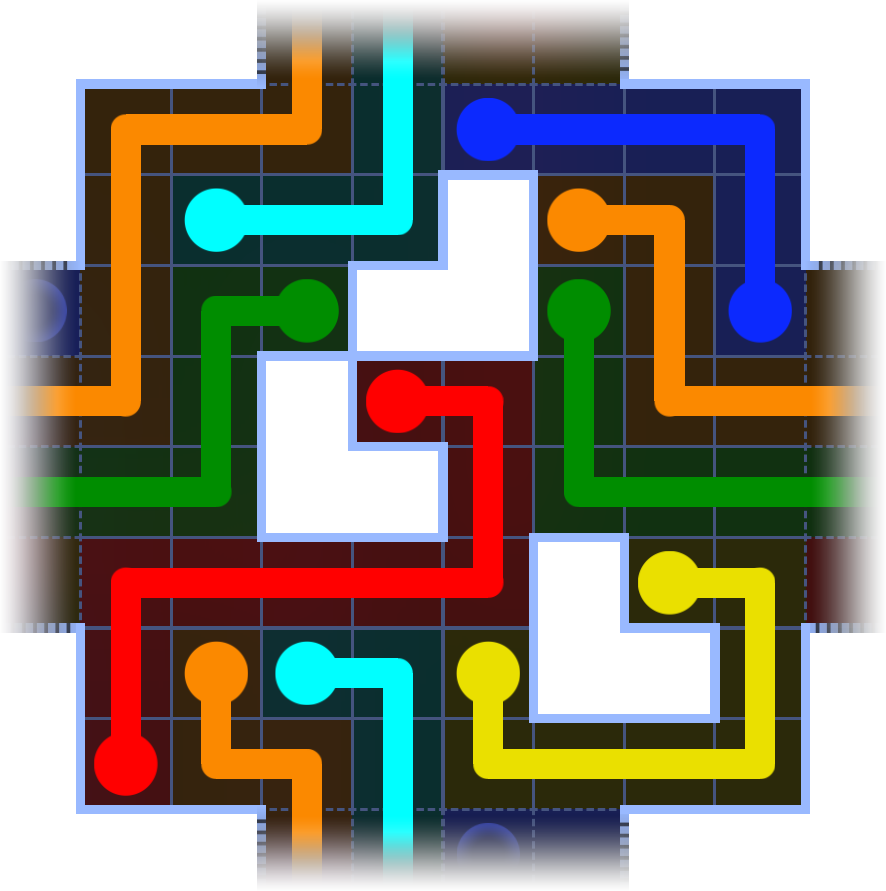 Flow Free Warps 3788 Solution