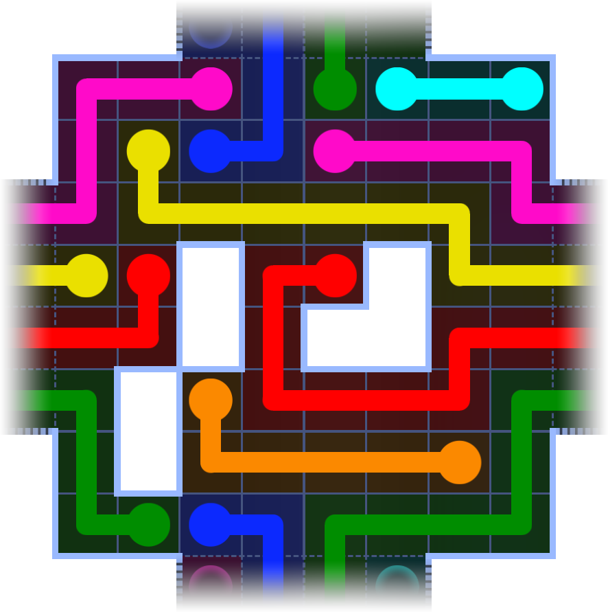 Flow Free Warps 3805 Solution