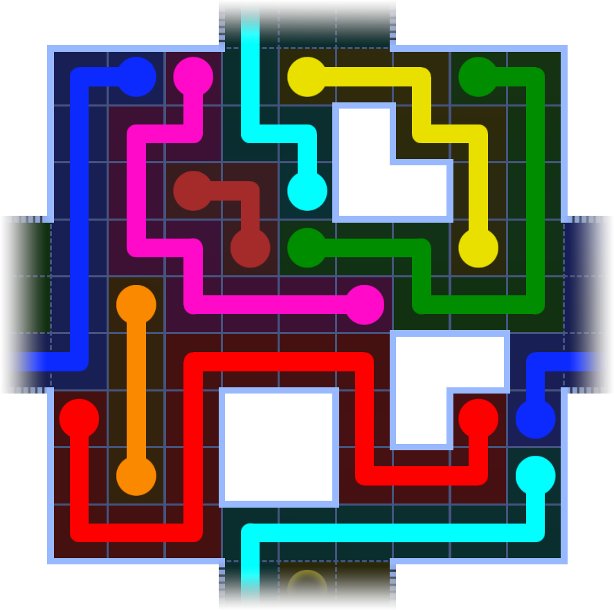 Flow Free Warps 3832 Solution