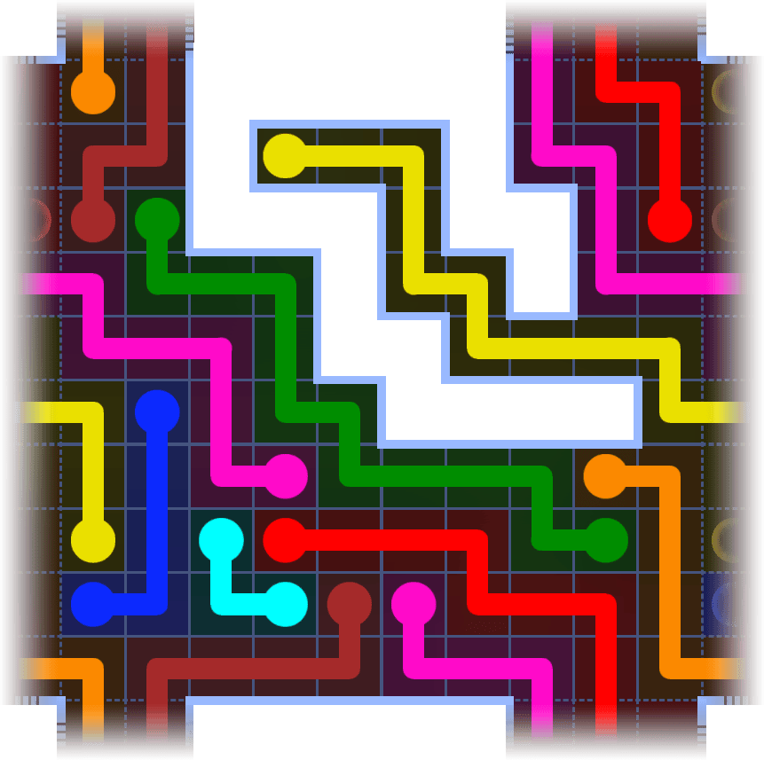 Flow Free Warps 3585 Solution