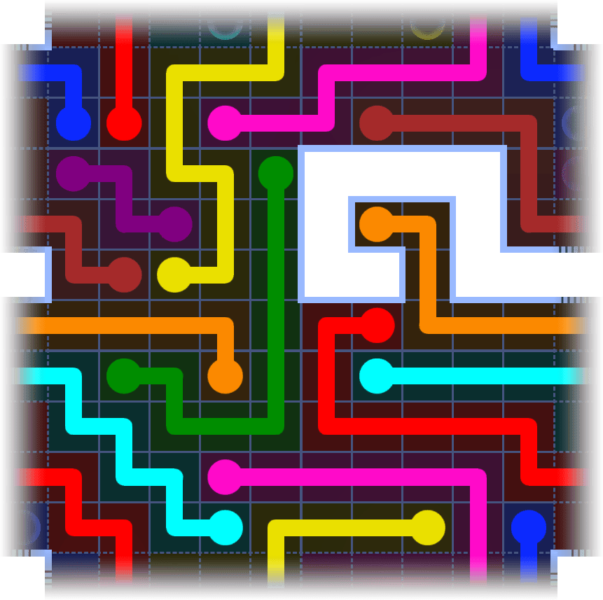 Flow Free Warps 3587 Solution