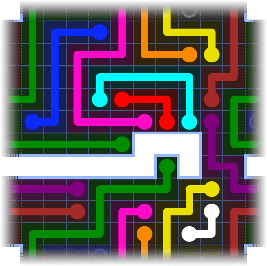 Flow Free Warps 3598 Solution