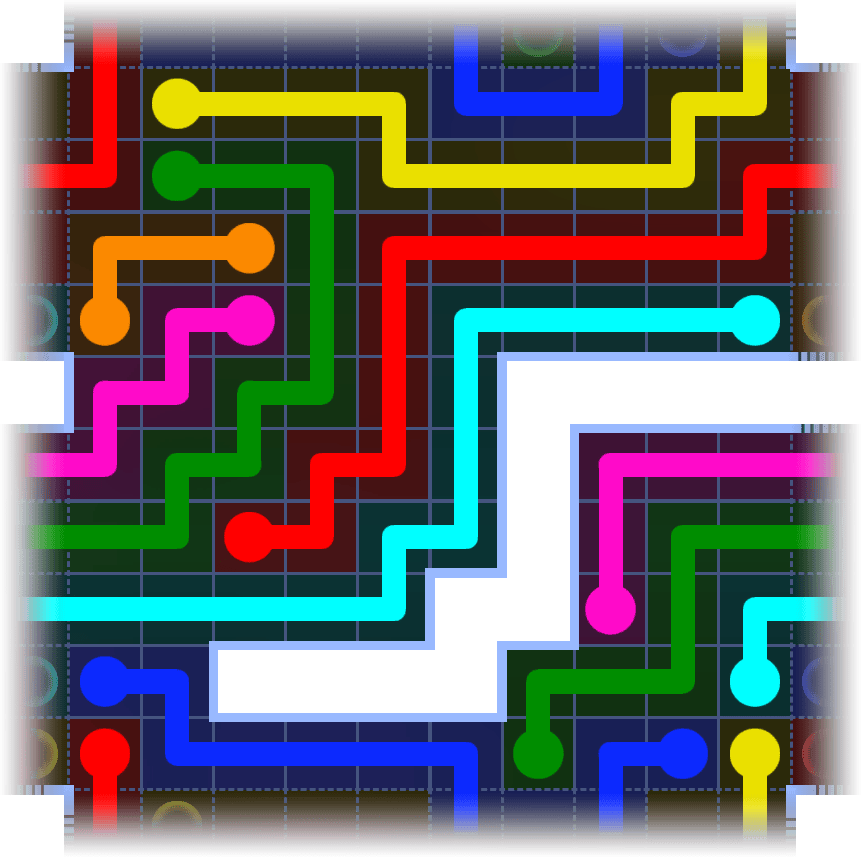 Flow Free Warps 3599 Solution