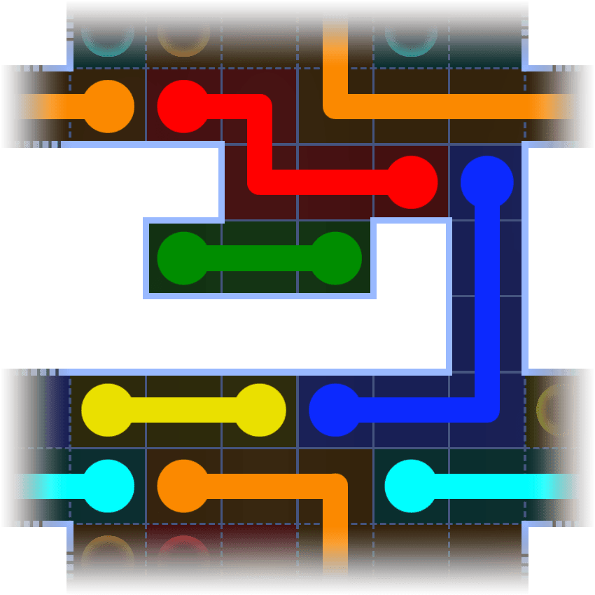 Flow Free Warps 3451 Solution
