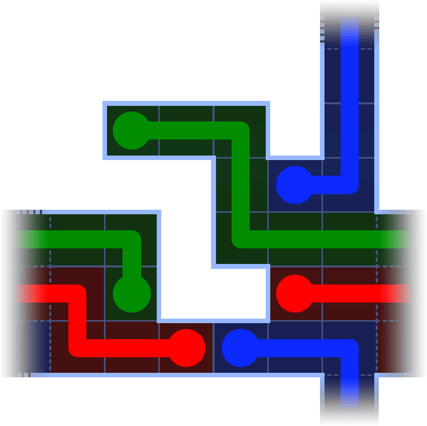 Flow Free Warps 3463 Solution