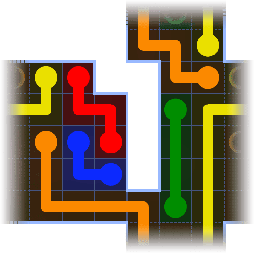 Flow Free Warps 3468 Solution