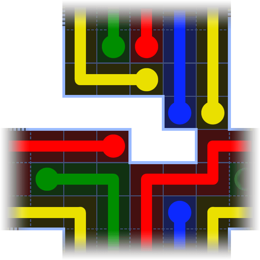 Flow Free Warps 3471 Solution