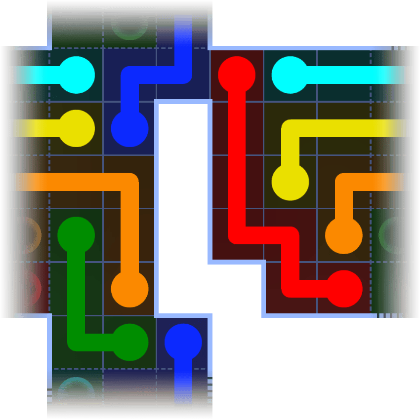 Flow Free Warps 3474 Solution