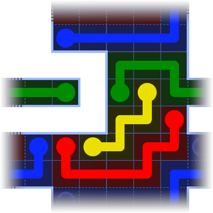 Flow Free Warps 3457 Solution