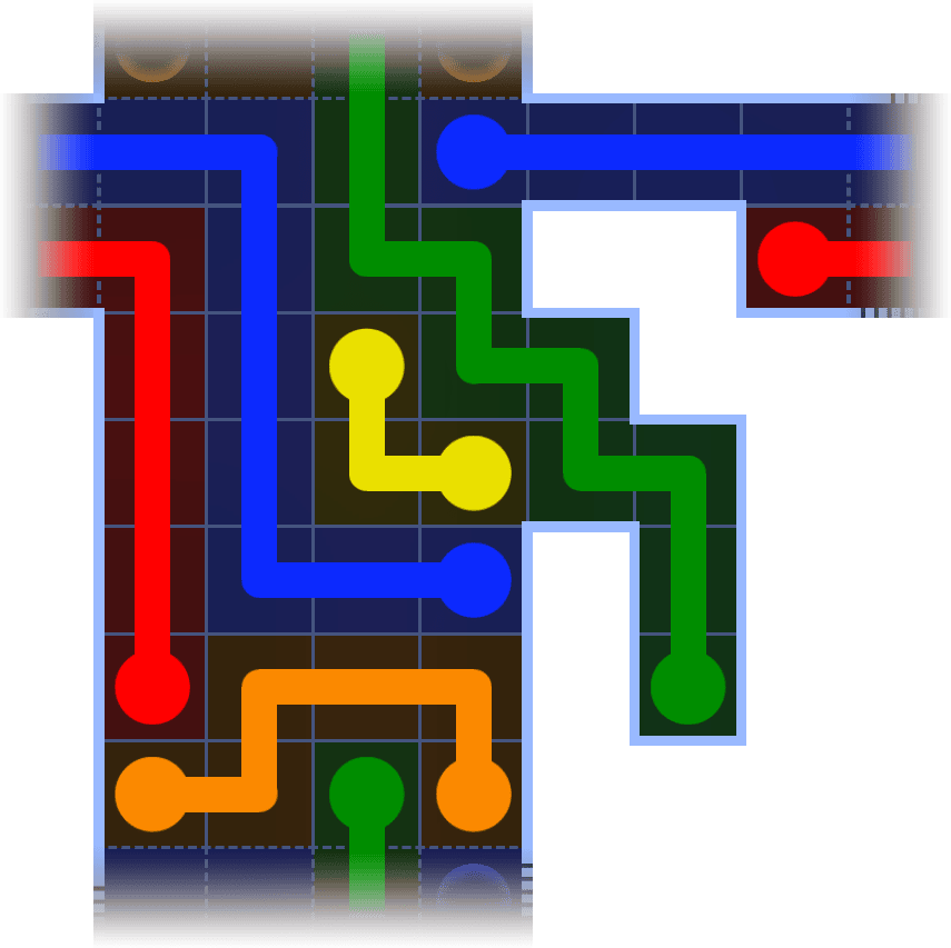 Flow Free Warps 3481 Solution