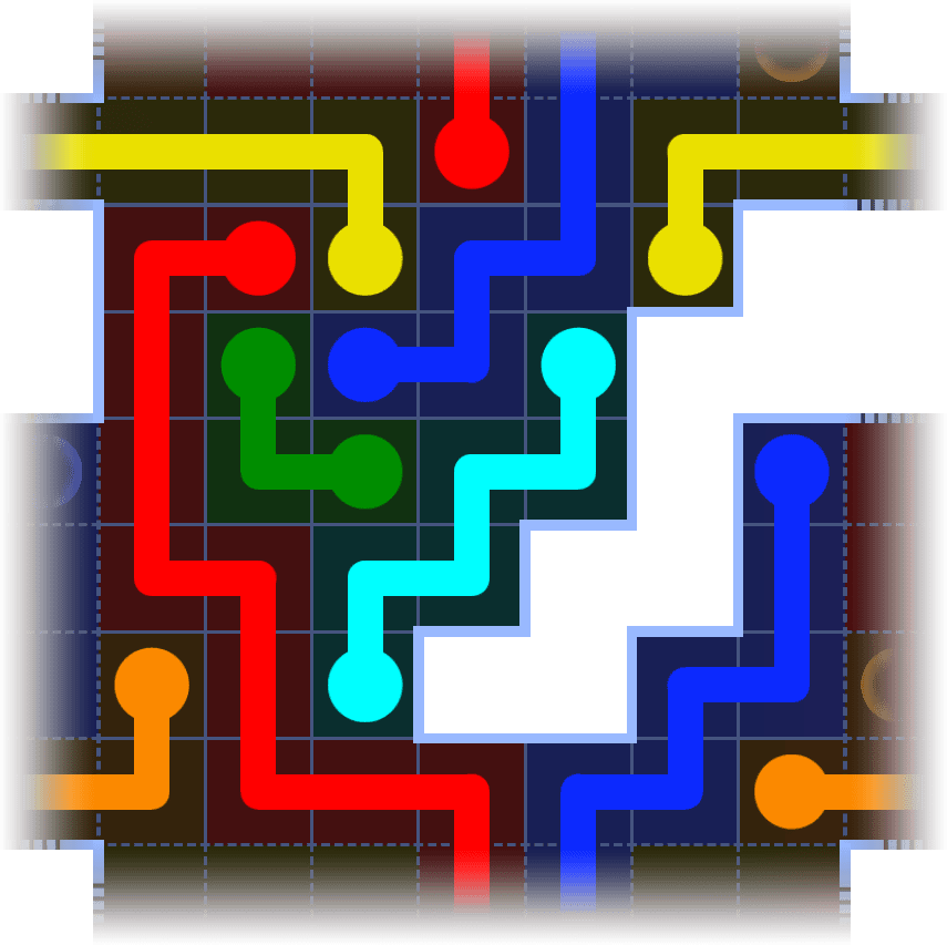 Flow Free Warps 3483 Solution