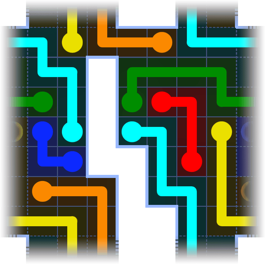 Flow Free Warps 3485 Solution