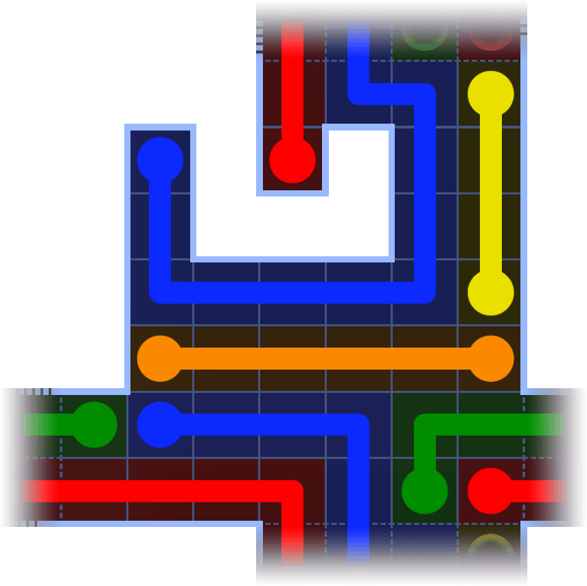 Flow Free Warps 3486 Solution
