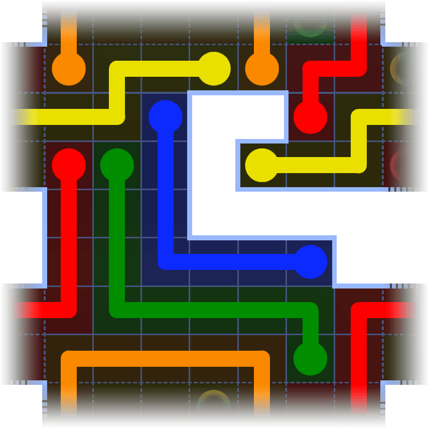 Flow Free Warps 3491 Solution