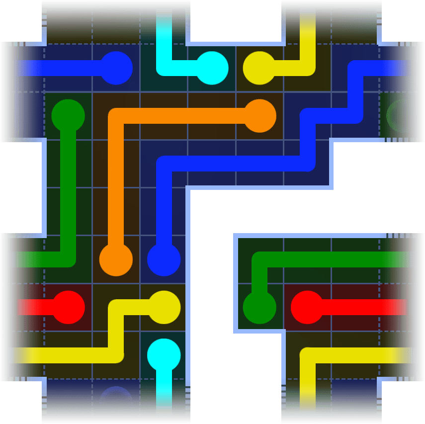 Flow Free Warps 3496 Solution