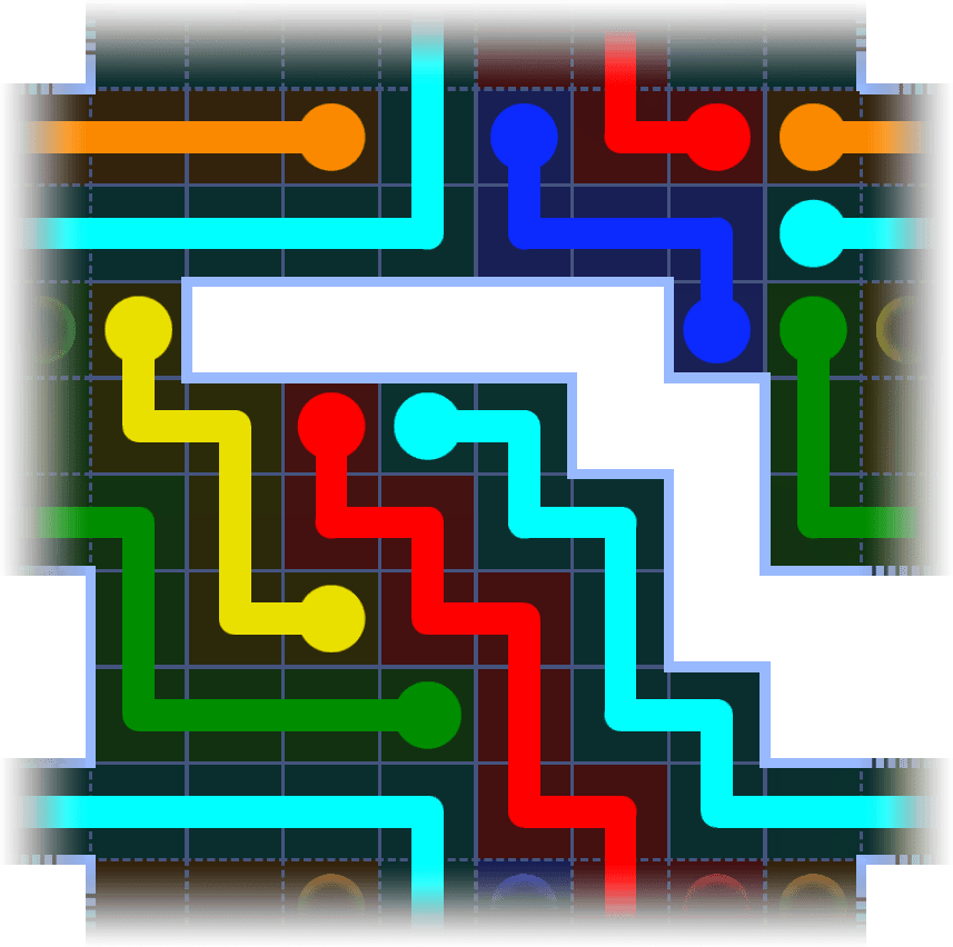 Flow Free Warps 3512 Solution