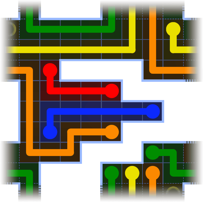 Flow Free Warps 3522 Solution