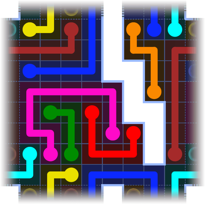 Flow Free Warps 3527 Solution