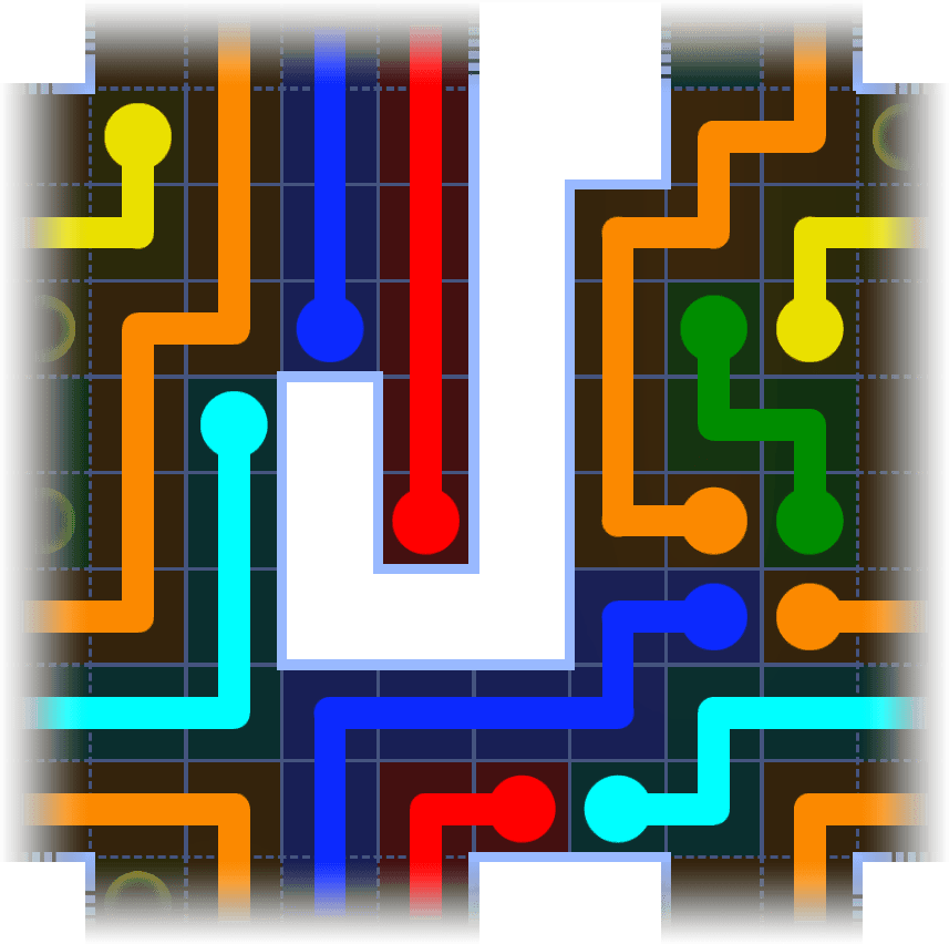 Flow Free Warps 3534 Solution