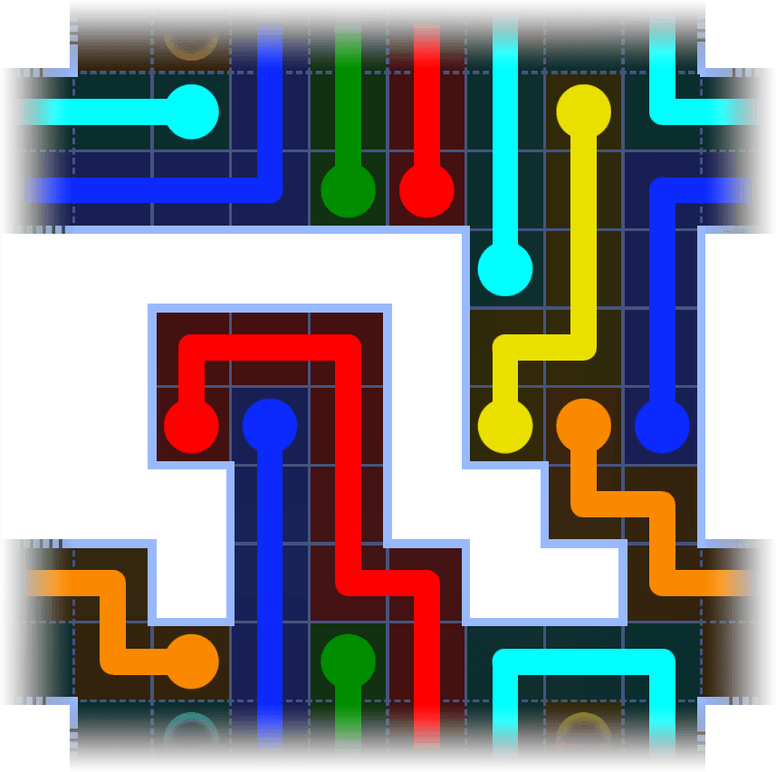Flow Free Warps 3537 Solution