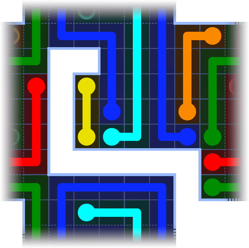 Flow Free Warps 3540 Solution