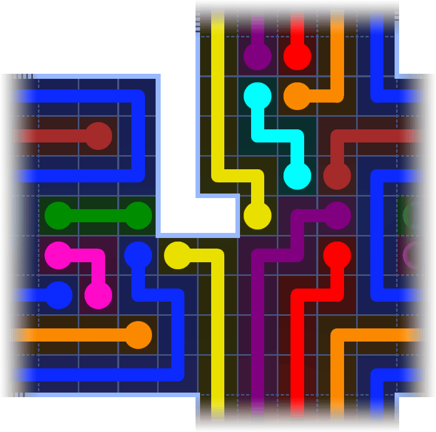 Flow Free Warps 3553 Solution