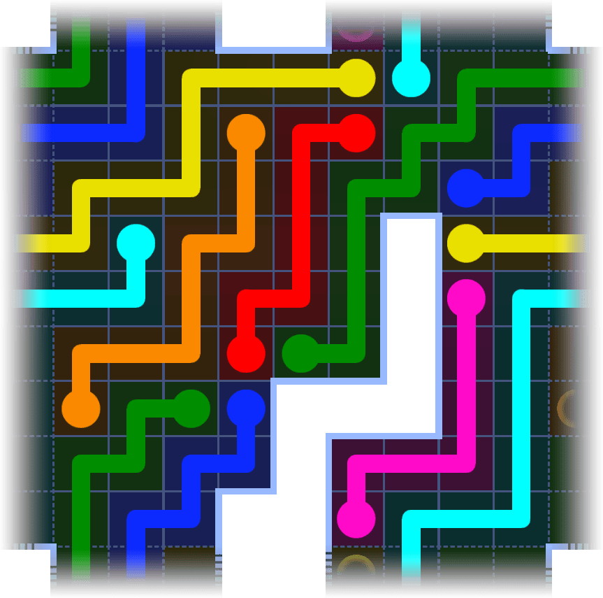 Flow Free Warps 3555 Solution