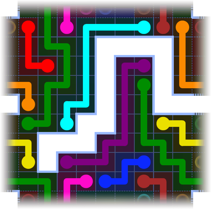 Flow Free Warps 3558 Solution