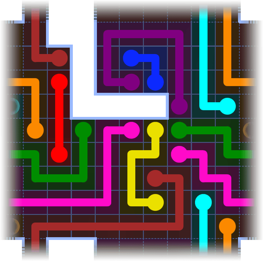 Flow Free Warps 3560 Solution