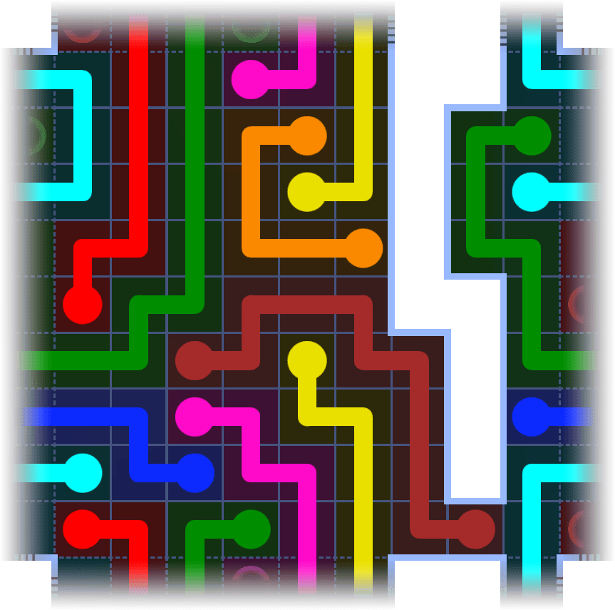 Flow Free Warps 3543 Solution