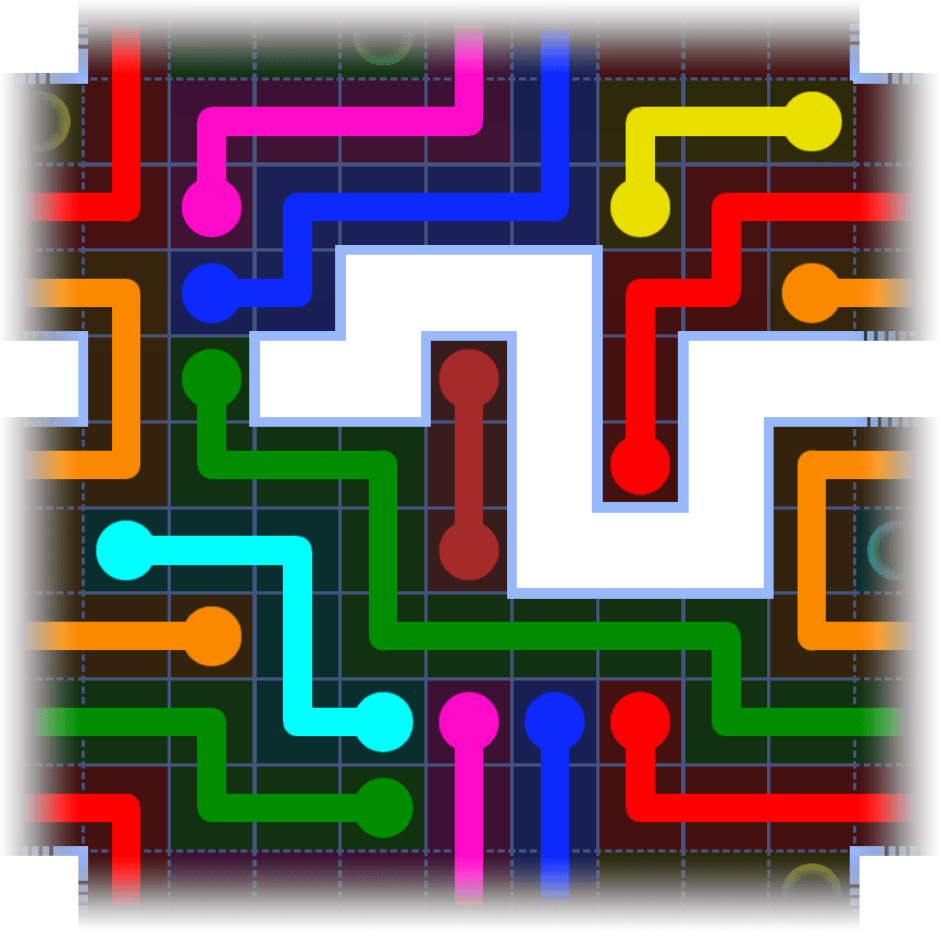 Flow Free Warps 3544 Solution