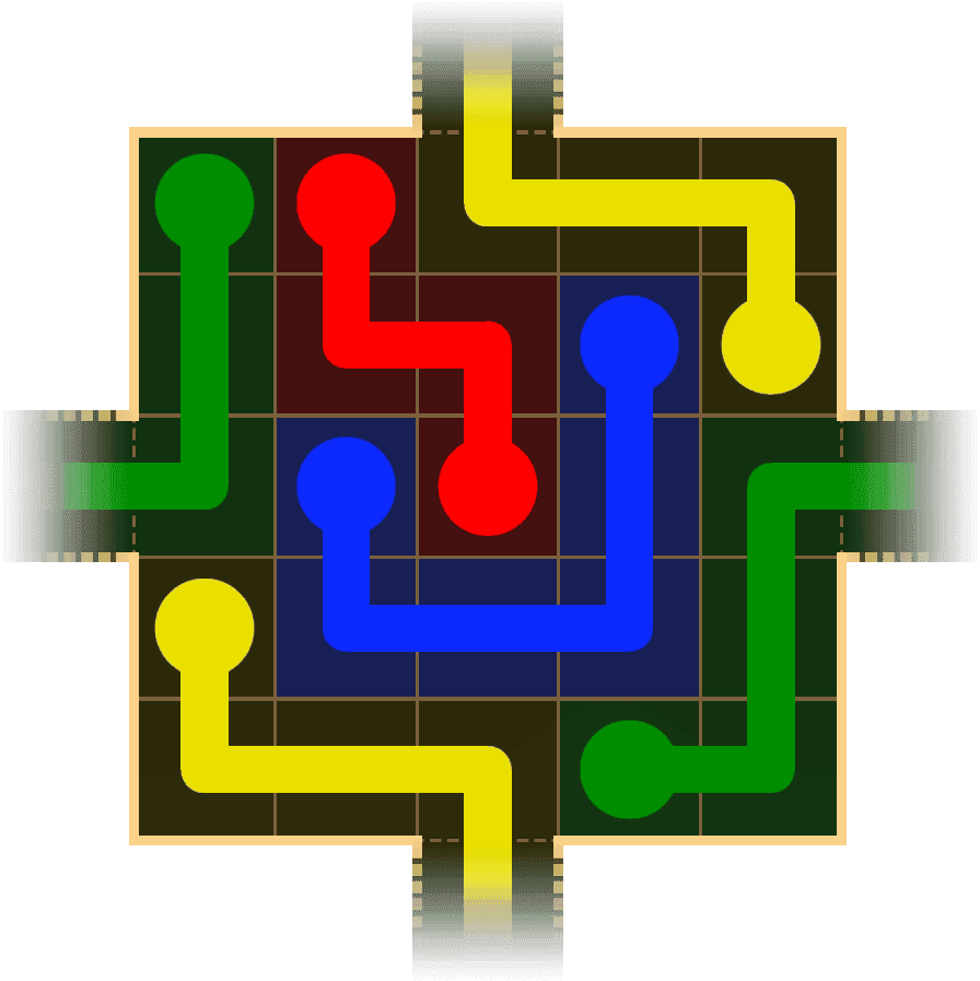 Flow Free Warps 1501 Solution