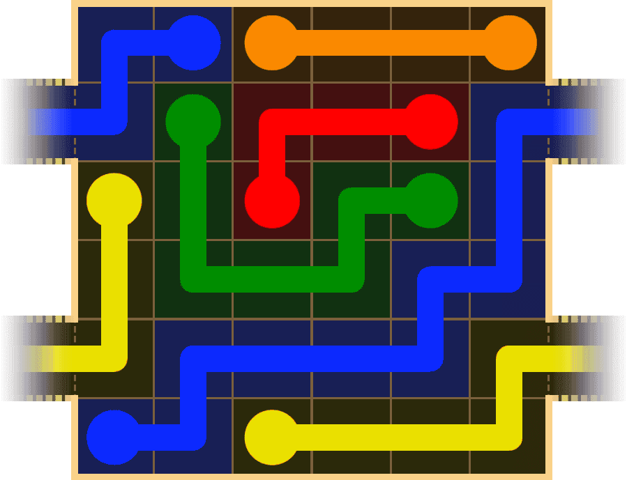 Flow Free Warps 1510 Solution
