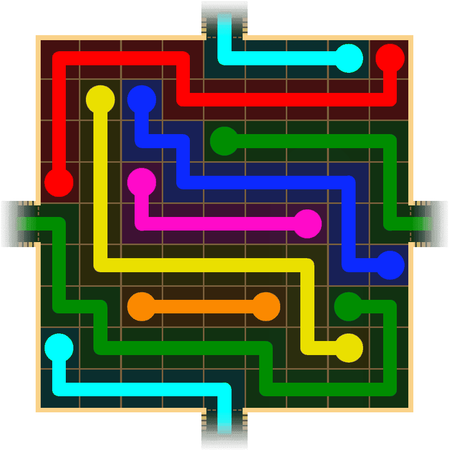 Flow Free Warps 1513 Solution