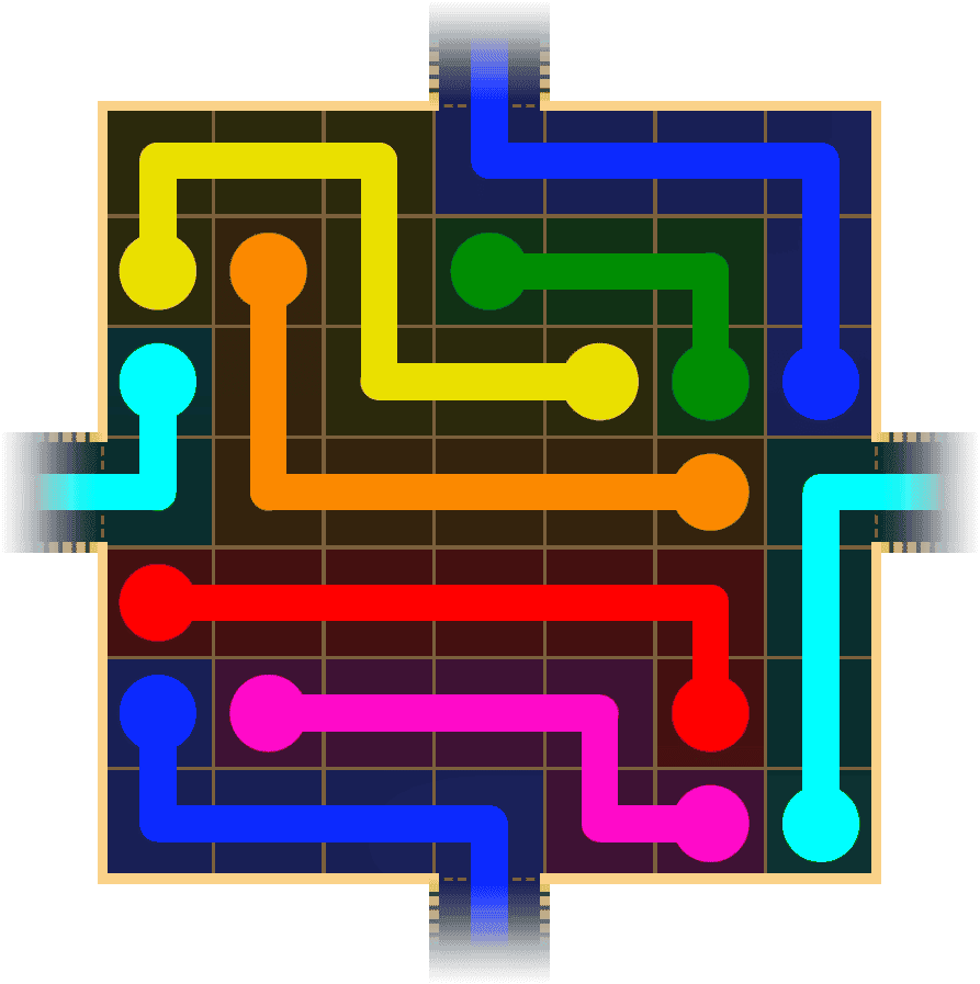 Flow Free Warps 1515 Solution