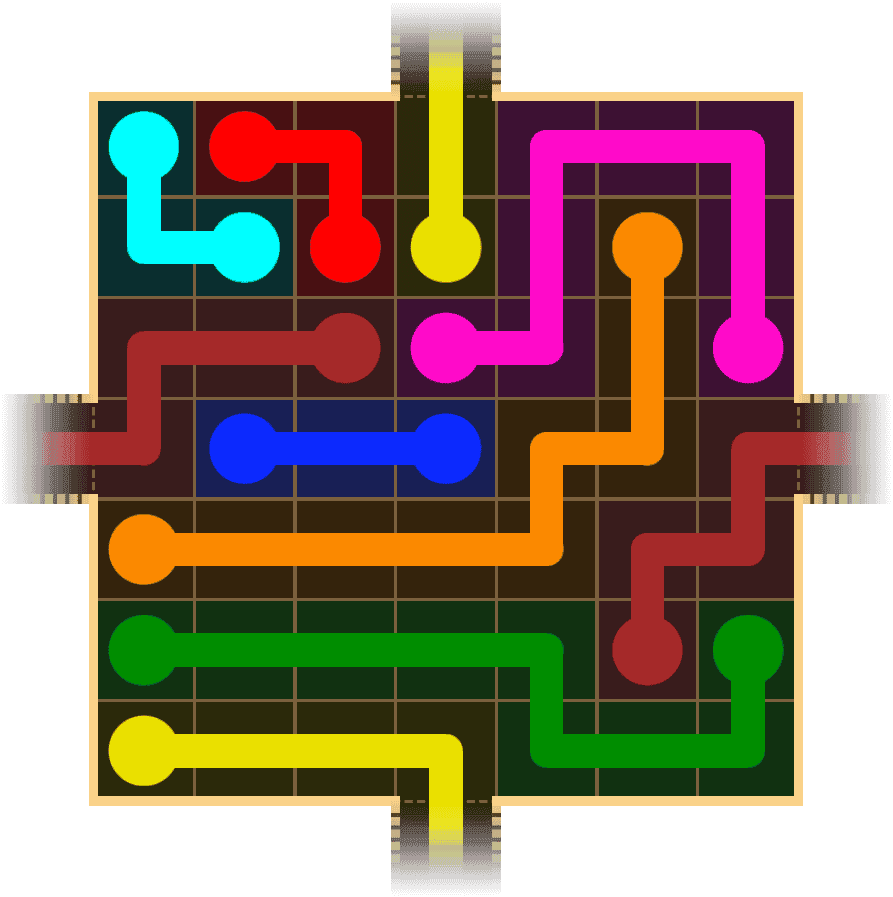 Flow Free Warps 1519 Solution