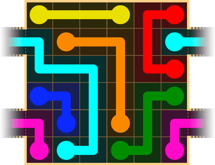 Flow Free Warps 1502 Solution