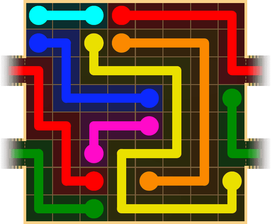 Flow Free Warps 1520 Solution