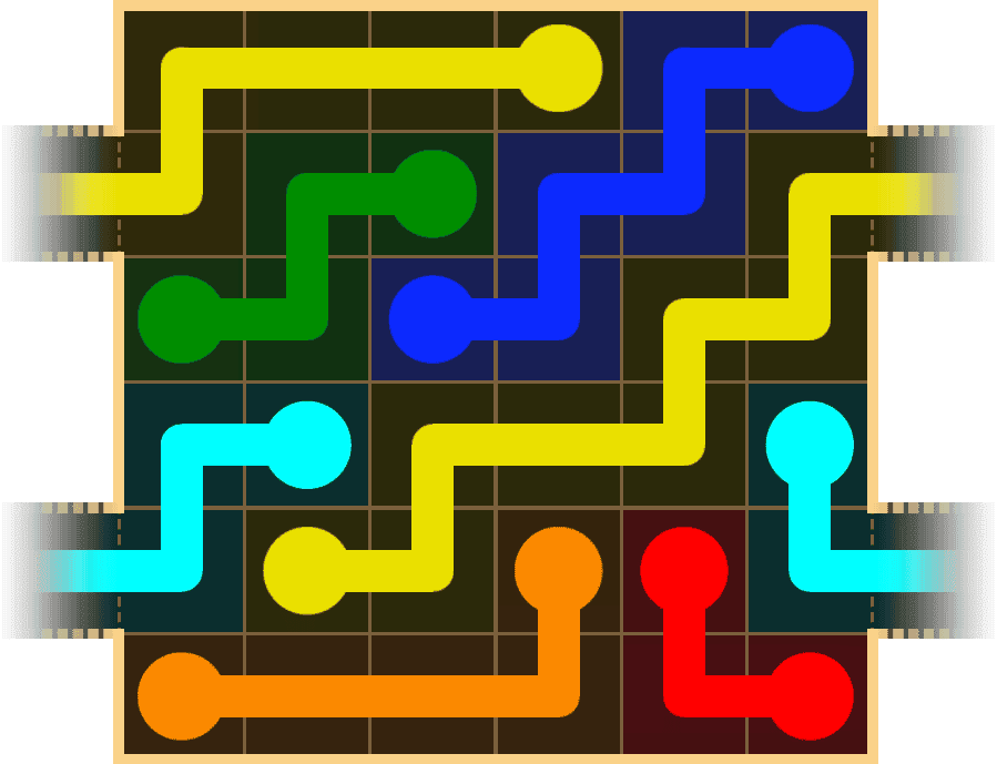 Flow Free Warps 1524 Solution