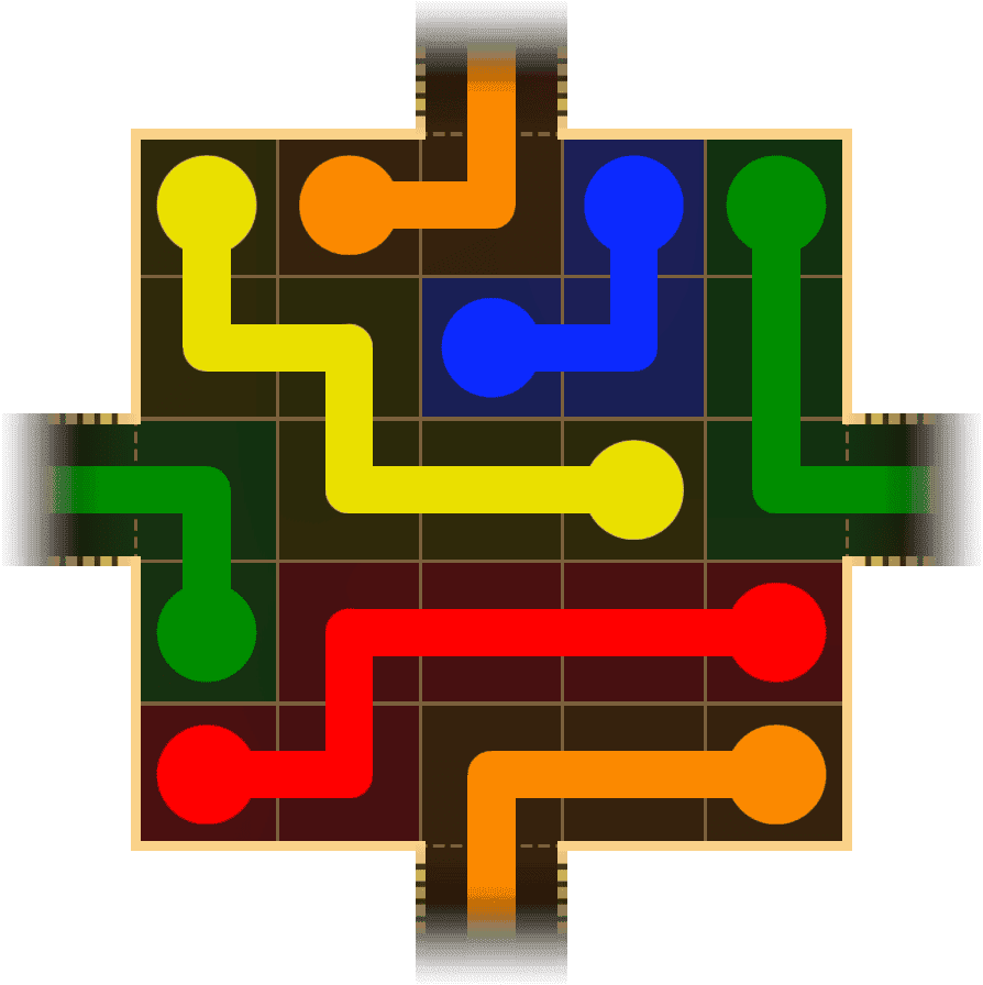 Flow Free Warps 1525 Solution