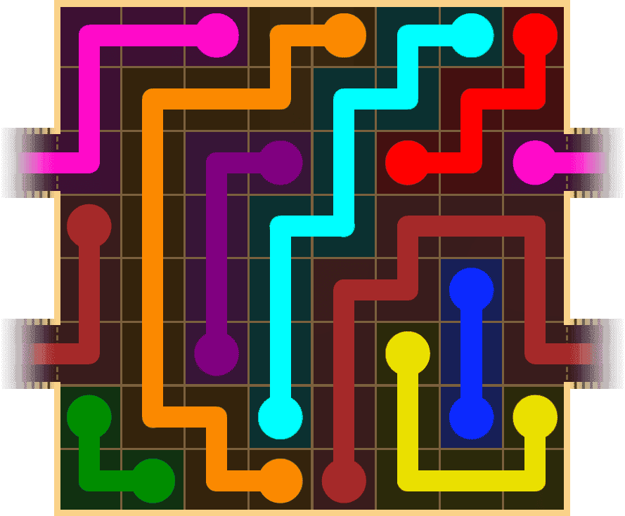 Flow Free Warps 1506 Solution