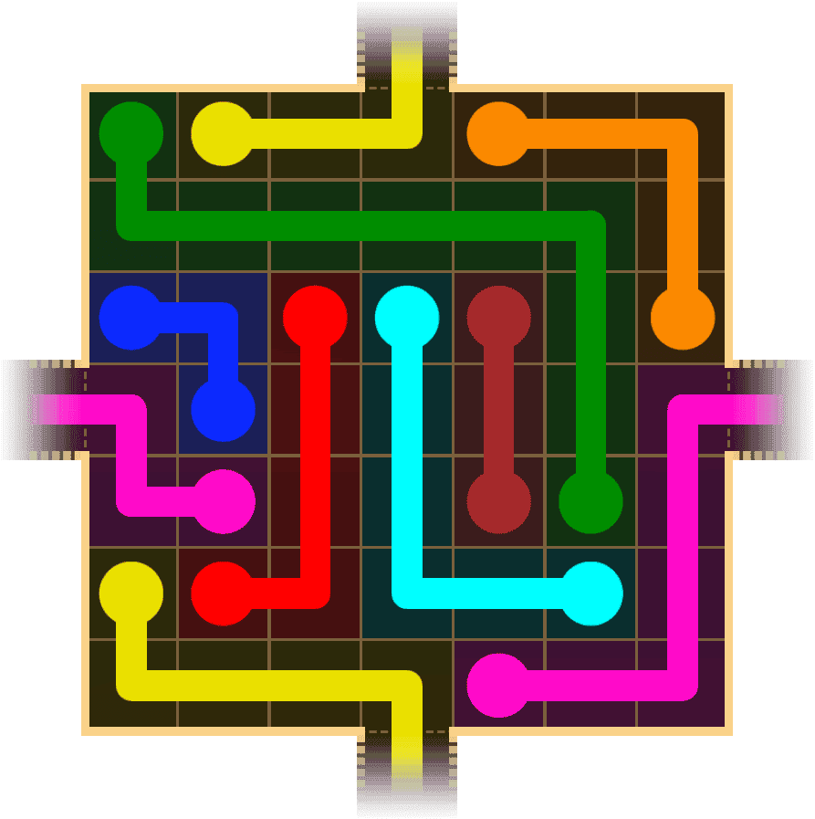 Flow Free Warps 1507 Solution