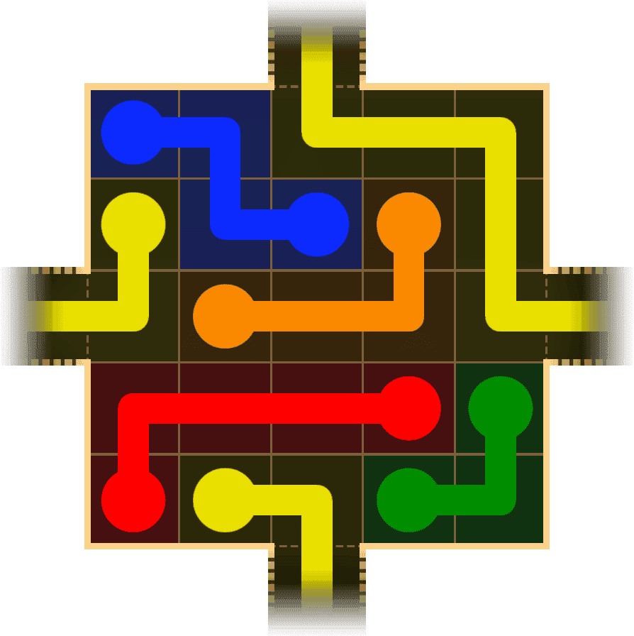 Flow Free Warps 1621 Solution