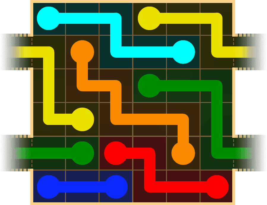 Flow Free Warps 1622 Solution